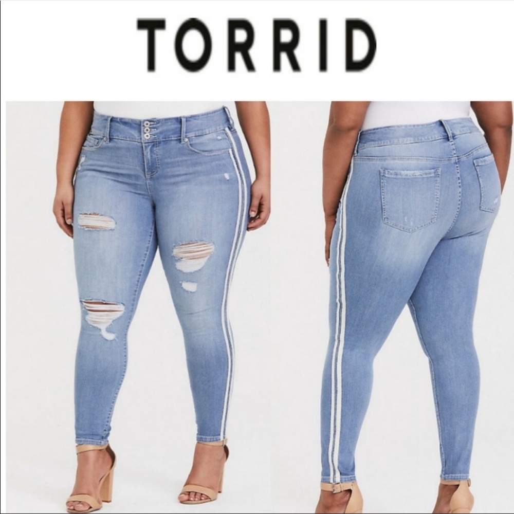 SIDE STRIPE JEGGING PREMIUM STRETCH (20)